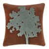 C&F Home Nathan Tufted Pillow 18" x 18" 18" x 18" Brown view 1