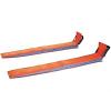 48"L x 1-1/2"H x 5"W Slide On Nylon Web Fork Tine Covers/Pair view 1