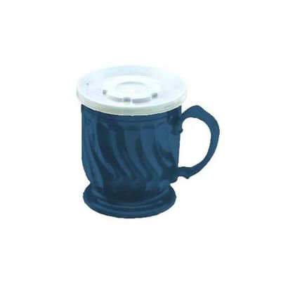 Mug, Insulated, H 4 In, Blue, PK, 48