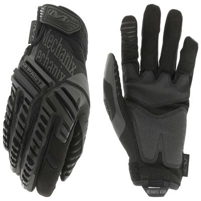 Mechanix Wear: M-Pact Covert Tactical Gloves with Secure Fit, Touchscreen Capable Safety Gloves for Men, Work Gloves with Impact Protection and Vibration Absorption (Black, X-Large)