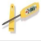Cooper-Atkins Corporation DPP400W-0-8 Digital Test Pocket Thermometer 2-3/4in stem Length 3/4in tip On/Off Button