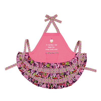 C&F Home 28x24 CHILD APRON, A CUPCAKE A DAY..