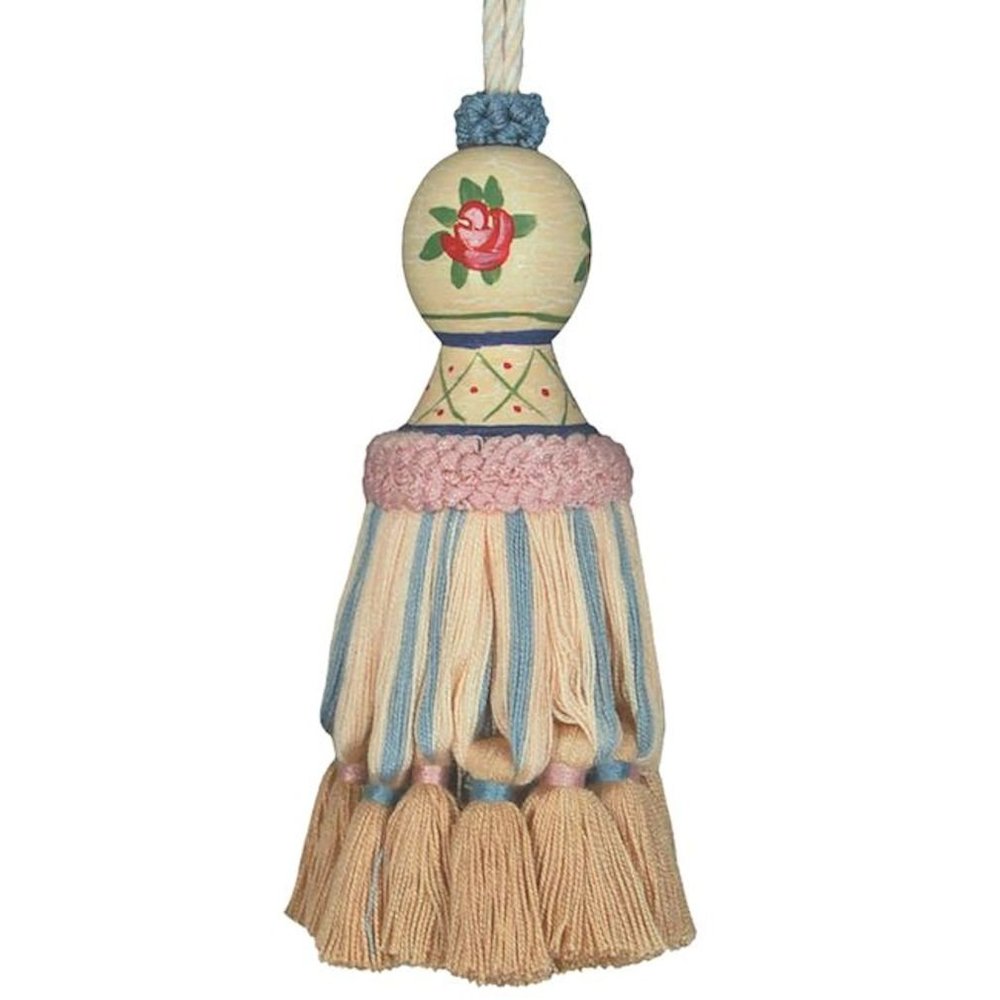 123 Creations C202Y Laura-Yellow Hand Painted Tassel