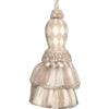 123 Creations CB047N Harlequin-Natural Hand Painted Tassel view 1