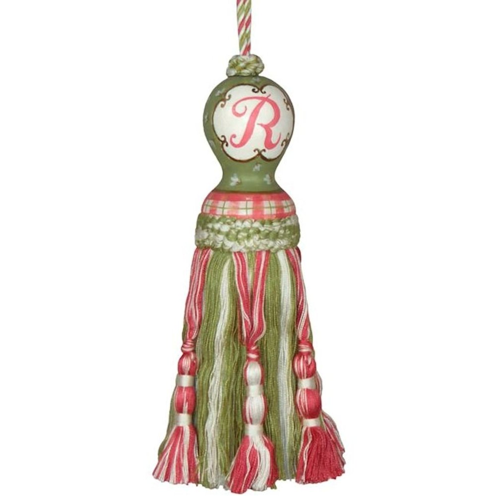 123 Creations C450LL Initial tassel L hand painted tassel
