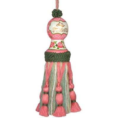 123 Creations C451 La Toilette Hand Painted Tassel
