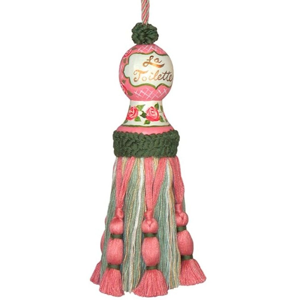 123 Creations C451 La Toilette Hand Painted Tassel