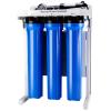 iSpring RCB3P Tankless Reverse Osmosis Filtration System, 300 GPD Under Sink RO System, Reduces TDS, 1.5:1 Pure to Drain, Booster Pump & Pressure Gauge for Residential & Light Commercial Use view 1