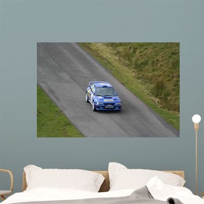 Wallmonkeys WRC Wall Mural Peel and Stick Transportation Graphics (48 in W x 32 in H) WM119356