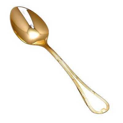 eve-mode TRIO 18-8 Largo Coffee Spoon, Gold Plated
