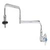 T&S Brass B-0594 Pot Filler with Wall Mount, Single Control, 24-Inch Double-Joint Nozzle and Insulated On-Off Control view 1