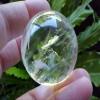 A1109 Gemqz Clear Quartz Carved Sphere Rainbows Nice !!! view 1