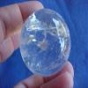 A1109 Gemqz Clear Quartz Carved Sphere Rainbows Nice !!! view 2