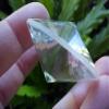 A1222 Gemqz Clear Quartz Flying Saucer view 1