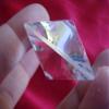 A1222 Gemqz Clear Quartz Flying Saucer view 2