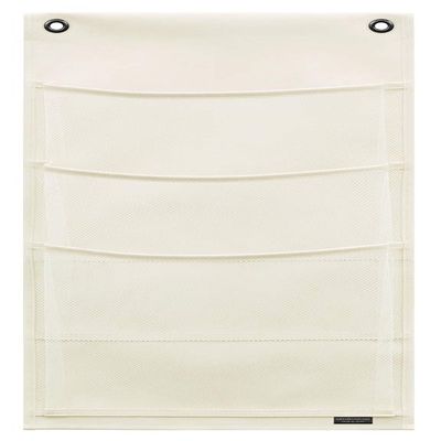 Saki Wall Pocket Off-White Size: 11.8 x 22.6 inches (30 x 57.5 cm)