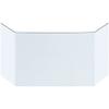 Aviditi Corrugated Cardboard Bin Dividers, 6", White, Case of 100, for Warehouse, Garage and Home Organization view 1