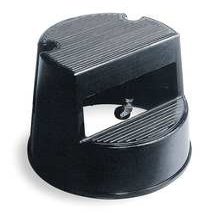 Industrial Grade 5M656 Stool, Step, Black