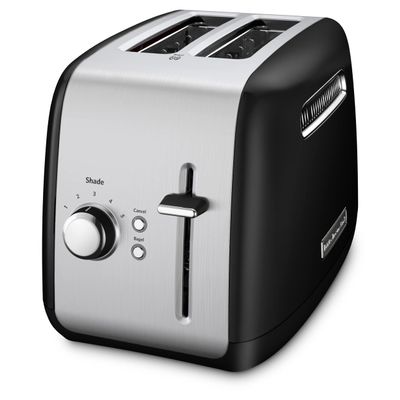 KitchenAid 2 Slice Manual Lift Toaster - KMT2115OB, Onyx Black
