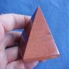 A3003 Gemqz Goldstone Carved Pyramid From Africa !!! view 2