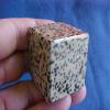 A3904 Gemqz Dalmation Stone Carved Cube !!!! view 2