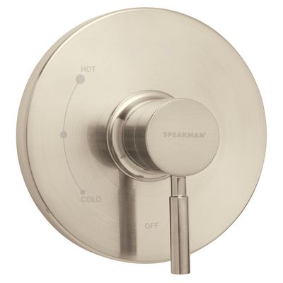 Speakman SM-1000-P-BN Neo Pressure Balance Shower Valve and Trim for Modern Designed Bathroom Dcor, 13.75"L x 9.75"W x 8.00&Quoth, Brushed Nickel