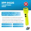 Nightstick XPP-5422G 3 AA Intrinsically Safe Permissible Dual-Light Flashlight, Green view 2