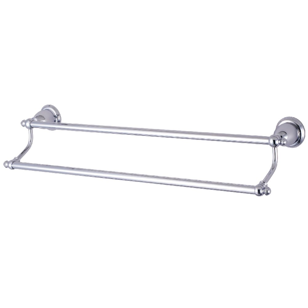 Kingston Brass BA797318C English Vintage 18-Inch Double Towel-Bar, Polished Chrome