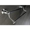 Kingston Brass BA797318C English Vintage 18-Inch Double Towel-Bar, Polished Chrome view 3