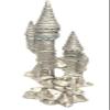 RAWCLIFF Pewter Rapunzel Castle: A Magical 8-Inch Masterpiece with Crystal Elegance view 1