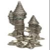 RAWCLIFF Pewter Rapunzel Castle: A Magical 8-Inch Masterpiece with Crystal Elegance view 3
