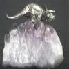 Hahn Dinosaur On Amethyst view 1