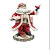 Cosmos Gifts Evergreen Holiday Santa Figurine, 17-7/8-Inch view 1