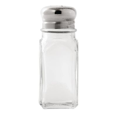Nostalgic Salt and Pepper Shaker 100X40mm Glass Cruet Pot Kitchen 100pc