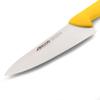 Arcos Chef Knife 8 Inch Nitrum Stainless Steel and 200 mm blade. Professional Multipurpose Cooking Knife. Ergonomic Polypropylene Handle. Series 2900. Color Yellow view 3