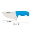 Arcos Butcher Knife 7 Inch Nitrum Stainless Steel and 170 mm blade. Professional Cooking Knife For Cutting Meat, Fish and Vegetables. Ergonomic Polyoxymethylene Handle. Series 2900. Color Blue. view 2