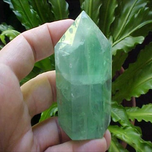 A6001 Gemqz Green Fluorite Hexagonal Standing Large !!