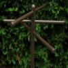 Outdoor Lamp company 401BRZ Portable Outdoor 3 Bar Towel Tree - Bronze view 3