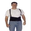 Liberty Glove & Safety 1908L DuraWear Plain Back Support Belt with Attached Suspenders, Large, Black view 1