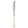 10 Strawberry Street Crown Royal Dinner Knife, Set of 6, Gold view 1