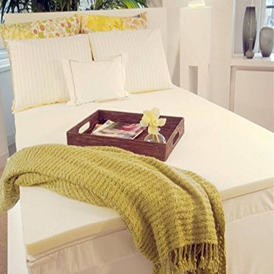 3 Inch Queen Size Accu-Gold 5.3 Visco Elastic Memory Foam Mattress Topper Made in The USA