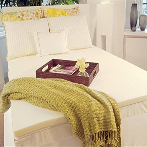 3 Inch Queen Size Accu-Gold 5.3 Visco Elastic Memory Foam Mattress Topper Made in The USA