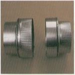 Chimney Selkirk Corporation 4748 Heat-fab Increaser 7 Inch (m) Crimped-8 Inch (f) 304-alloy