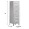 Salsbury Industries Assembled 6-Tier Box Style Standard Metal Locker with One Wide Storage Unit, 6-Feet High by 12-Inch Deep, Gray view 2