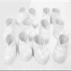 12 Medium Baby Booties Candy Holders Favors 2.25" - White view 2