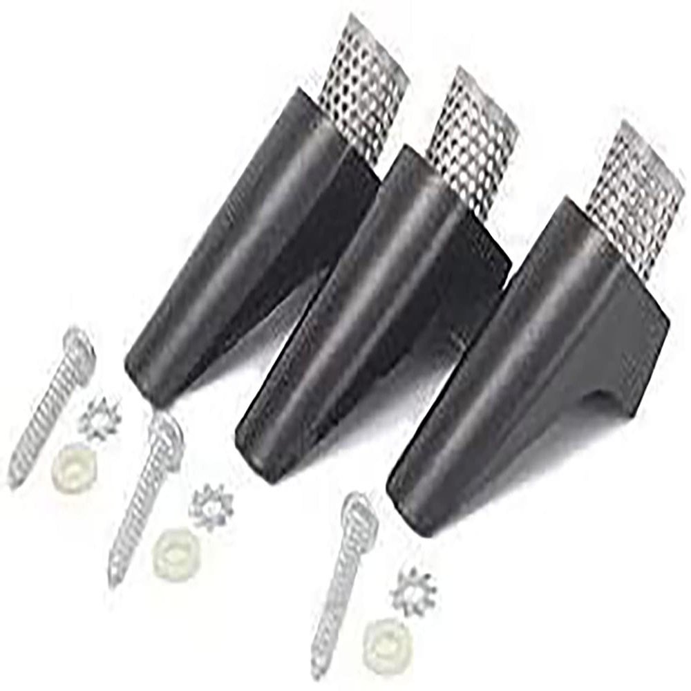 Bethany Housewares Modern Black Furniture Leg Set, 4*1.25*3.5 inches, Indoor Tables, Cabinets, Screw-In