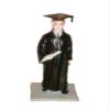 12 Plastic Graduation Boy Statues Favors 3" Tall view 1