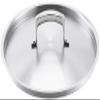 Browne (5724150) 19-1/2" Stainless Steel Pot and Pan Cover view 1