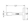3/8" Insulated pre set torque limiter with T-grip handle, 12Nm view 2