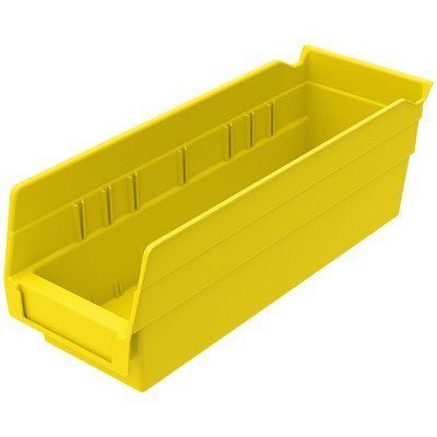 Akro-Mils Shelf Bin [Set of 24] Color: Yellow